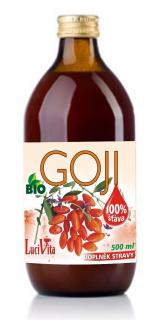 GOJI - 100% BIO ŠŤÁVA Z KUSTOVNICE ČÍNSKÉ 