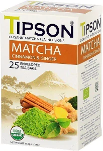 TIPSON Matcha Skořice zázvor 37,5g