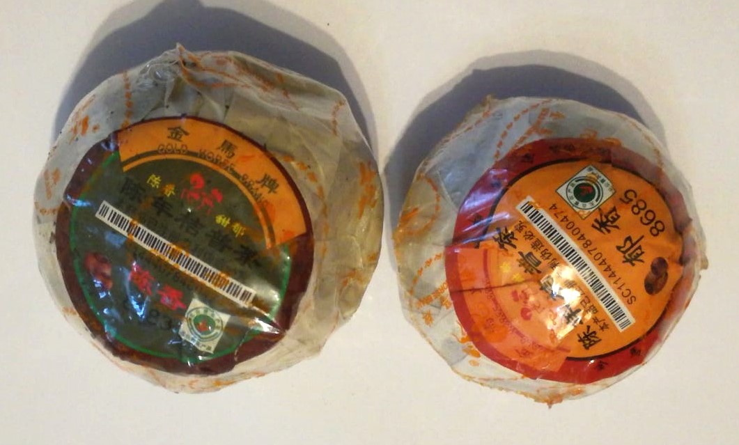 2017 Puerh tmavý v divokém pomeranči cca 32g