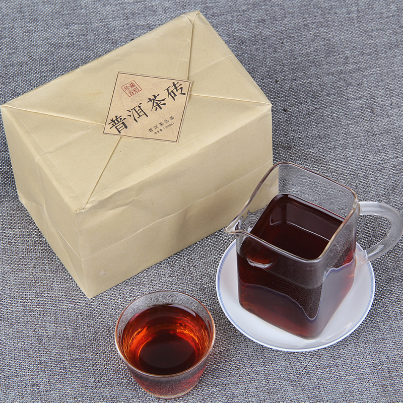2012 Yunnan Shaqingmao  Palace ripe puer brick 4x250g